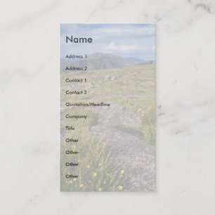Profil oder Visitenkarte, Landschaft Visitenkarte