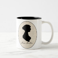 Profil-Silhouette Janes Austen