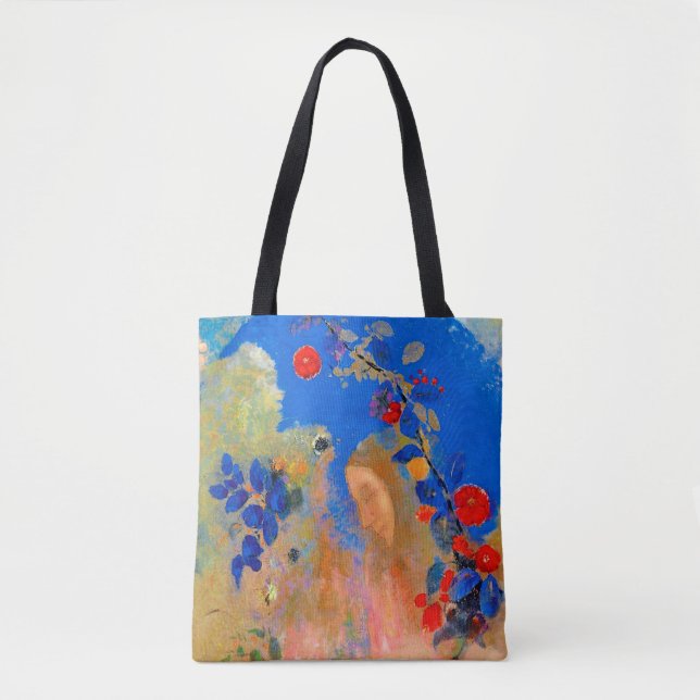 Profil unter einem Pfeil, Redon Tasche (Vorderseite)