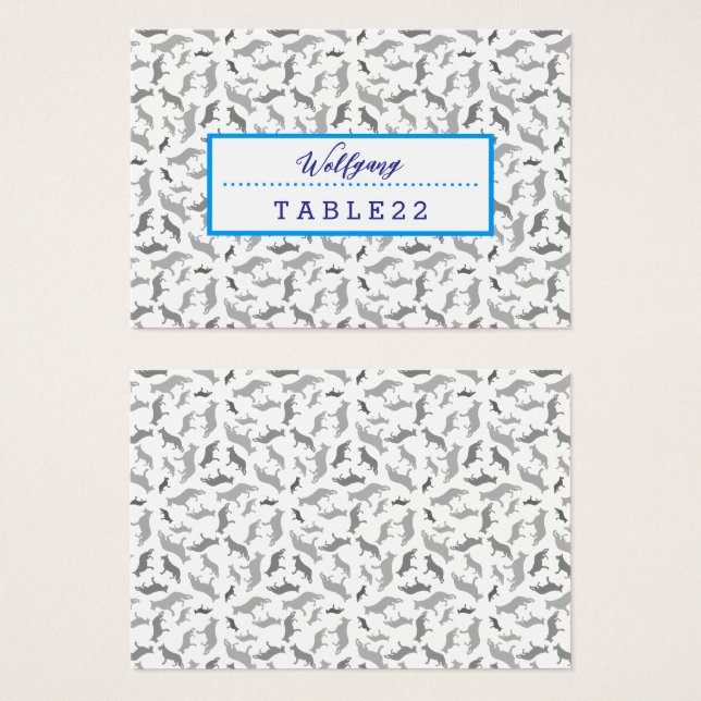 Profile Card (Devant & derrière)