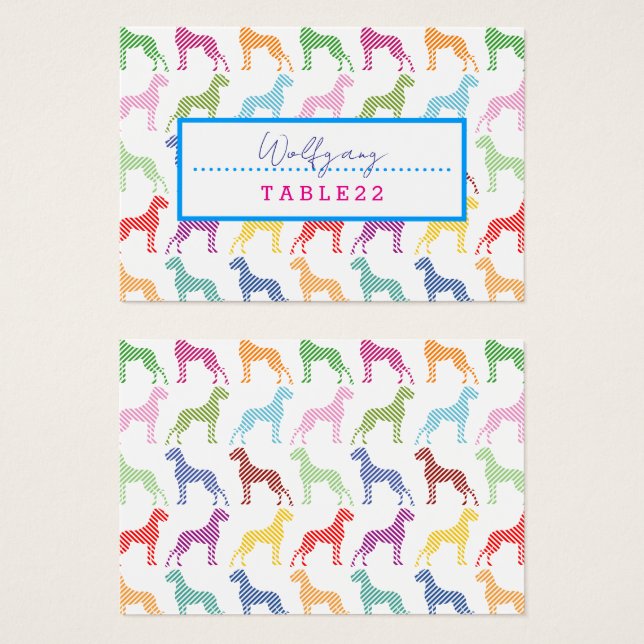 Profile Card (Devant & derrière)