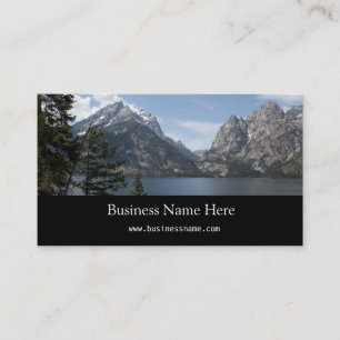 Profilkarte für Grand Teton National Park Fotograf Visitenkarte