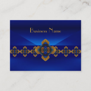 Profilkarte Royal Blue Motiv Erfreuliches Design Visitenkarte