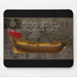 Profilmalerei des Schiffes Jersey Mousepad