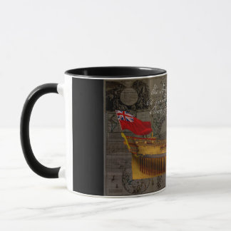 Profilmalerei des Schiffes Jersey Tasse