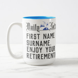 Profitez de votre retraite - Mug à café à deux ton