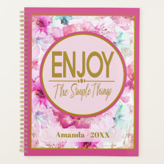 Profitez des choses simples Pretty Rose et Or