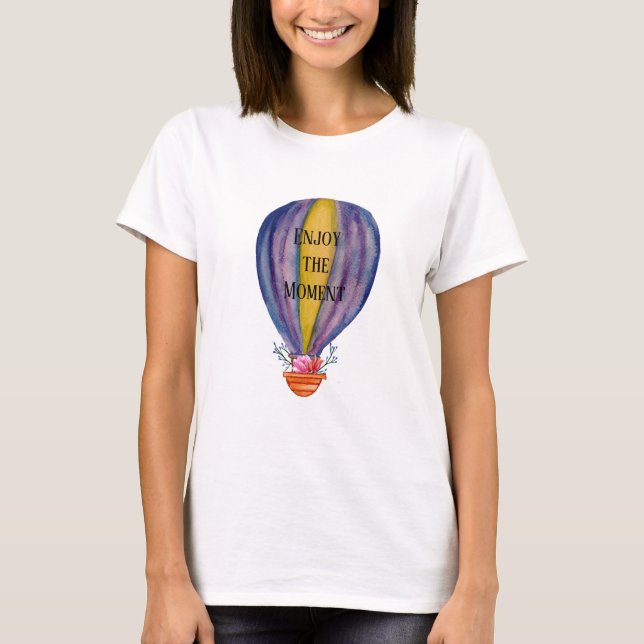 Profitez Du T-shirt Moment Watercolor Art (Devant)