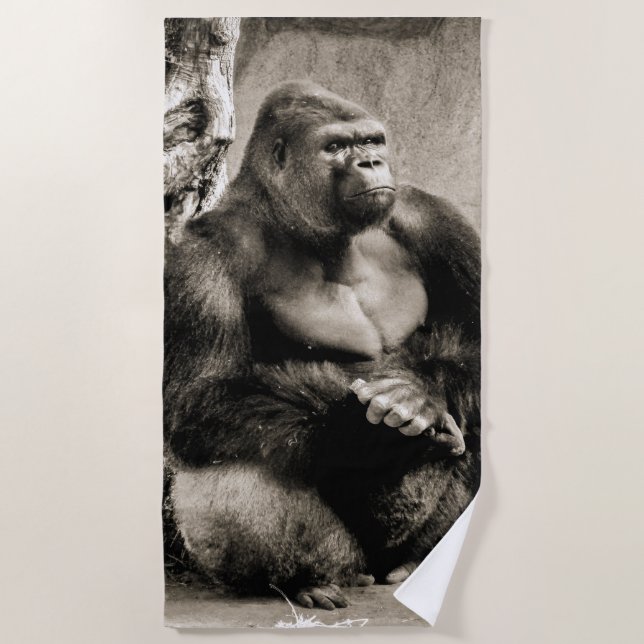 PROFONDEUR EN PENSÉE serviette de plage (Devant)