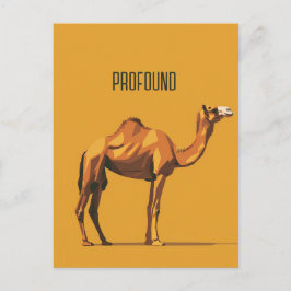 Profound Camel Postkarte