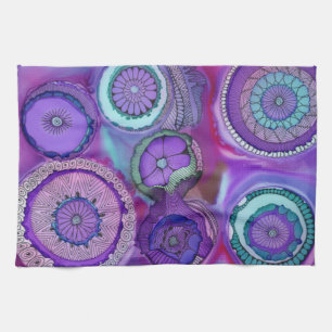 Profund lila Küchen-Tuch Geschirrtuch