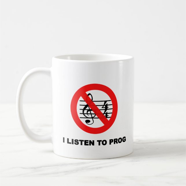 Prog Rock Kaffee Tasse (Links)