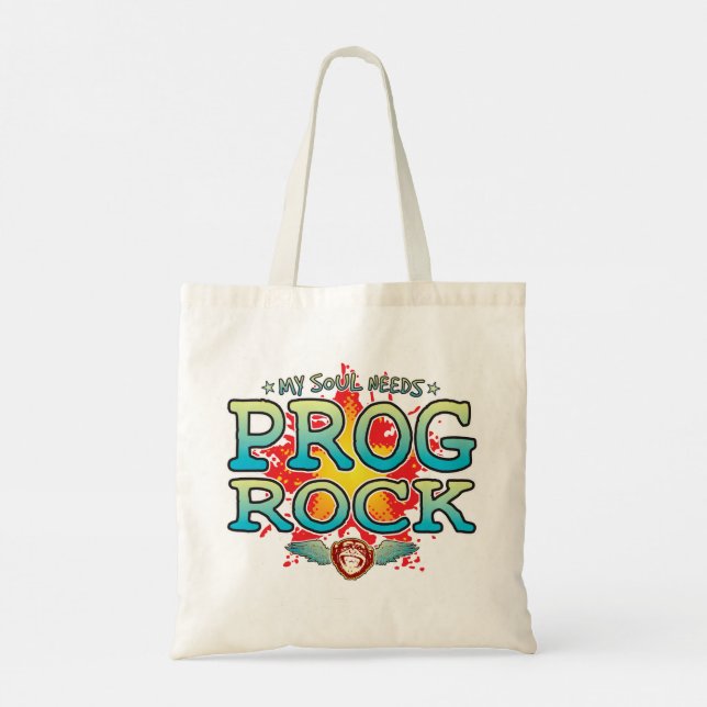 Prog Rock Soul Tote Bag Tragetasche (Rückseite)