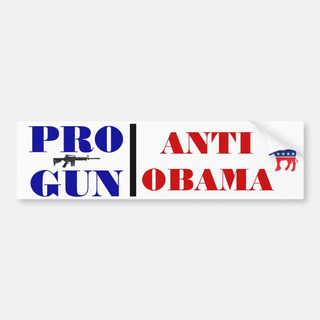 Progewehr, Antiobama-Autoaufkleber Autoaufkleber (Vorne)