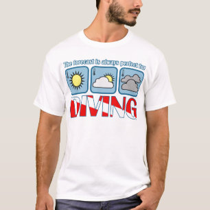 Prognose für das Tauchen T-Shirt