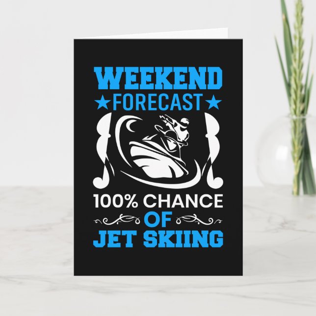 Prognose für das Wochenende: 100% Chance auf Jet-S Karte (Vorderseite)