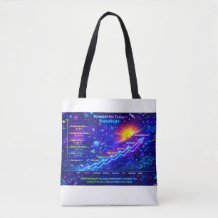 Prognose für heute: BrainyBright-Wetter!Tote bags Tasche