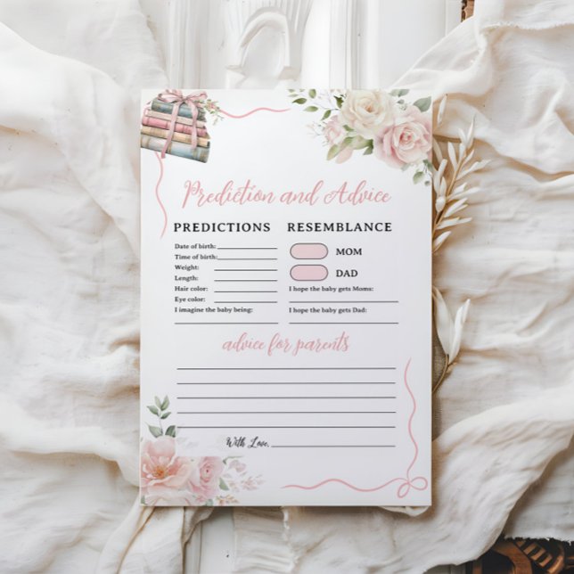 Prognosen und Ratgeber-Game-Card-Blatt (Von Creator hochgeladen)