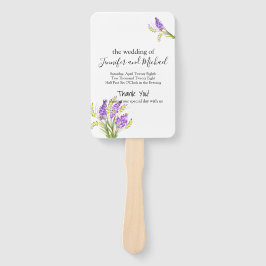 Programm "Aquarelllavender und Grüne Florals" Fächer