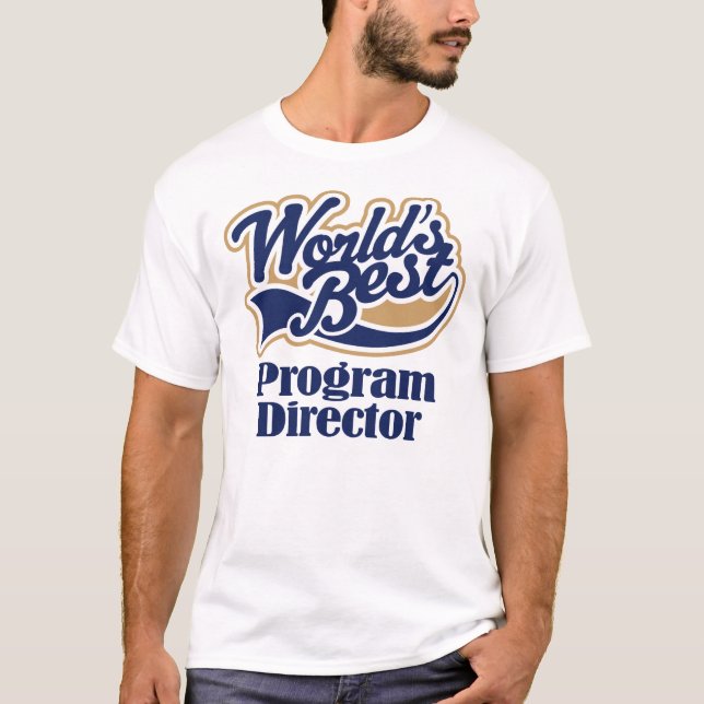 Programm-Direktor Geschenk T-Shirt (Vorderseite)