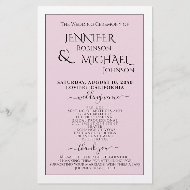 Programm | Einfache und moderne Blüten (Vorderseite)