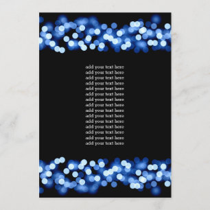 Programm Einlage Blau Hollywood Glamour