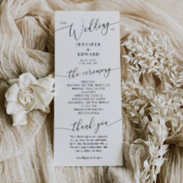 Programm für die Minimalfeier