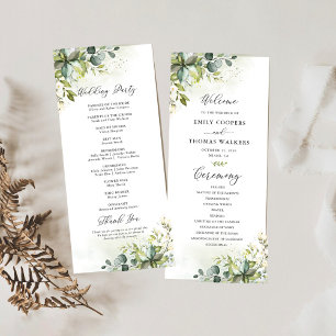 Programm für Grüne Hochzeit