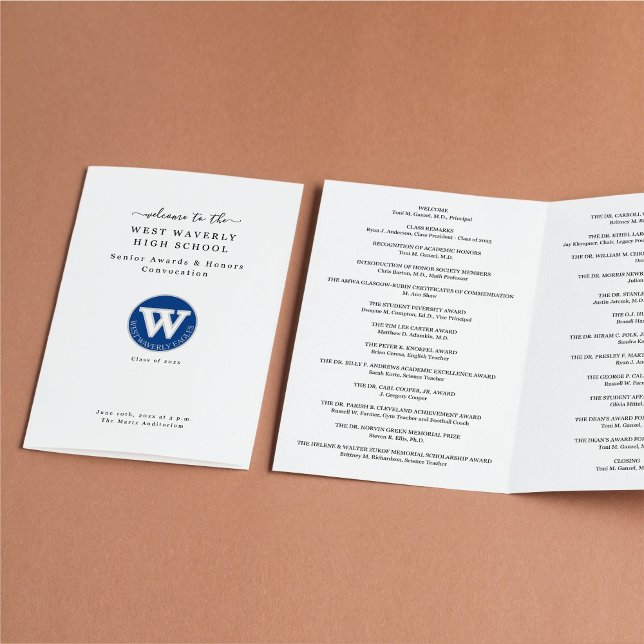 Programm für Hochrangige Auszeichnungen und Auszei Flyer (Von Creator hochgeladen)