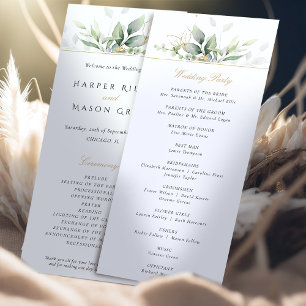 Programm für Hochzeiten im Grünen und Gold