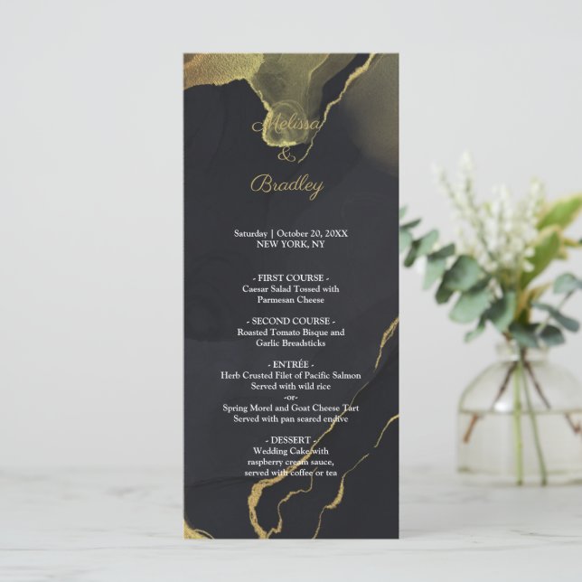 Programm für schwarze und goldene Marmor (Stehend Vorderseite)