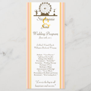 Programm-Karneval der Hochzeits-25 4x9 Programm