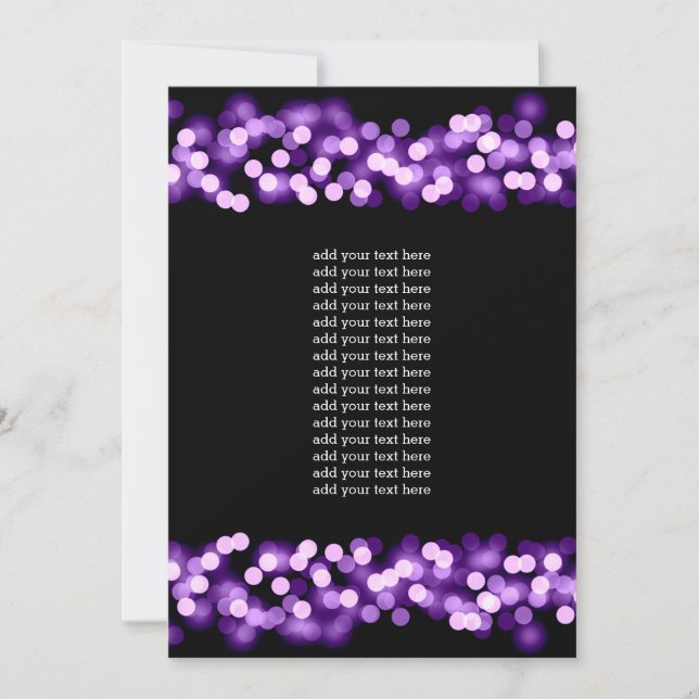 Programm Lila Hollywood Glam einfügen (Vorderseite)