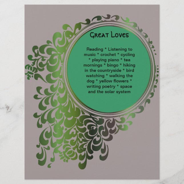 Programm zur Beerdigung der Keltischen Heiden Pg 7 (Vorderseite)