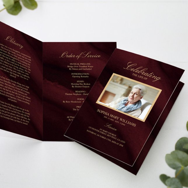 Programm zur Erinnerung an Burgundy- und Goldkalli (Von Creator hochgeladen)