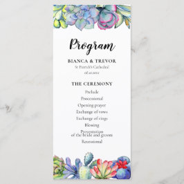 Programme Aquarelle de cactus succulent