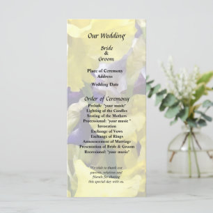 Programme Assortiment d'iris jaunes et violets