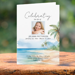 Programme Belle Ocean Beach Célébration de la vie funéraire