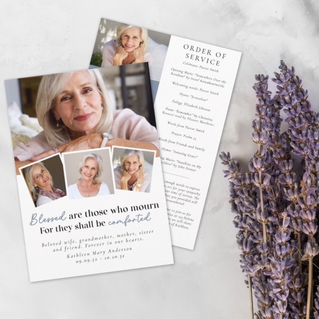 Programme Bénis sont ceux qui marient Photo Ordre du service (Créateur téléchargé)