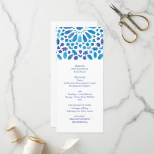 Programme Bleu Aquarelle Méditerranée Carrelage Motif