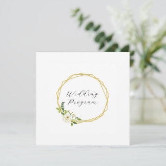 Programme Cadre Floral Rose Blanche Luxe