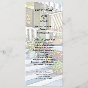 Programme Cape May NJ - Fleurs et arrosoirs sur le porche