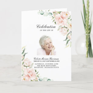 Programme Célébration des funérailles commémoratives de la v