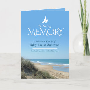 Programme Célébration funéraire de la plage commémorative