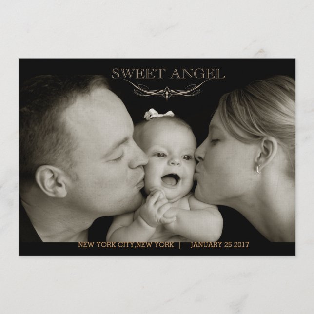 Programme cérémonie d'attribution du nom de bébé Tradition E (Devant)