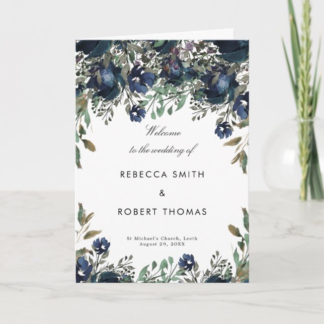 Programme Cérémonie des mariages de la Marine (Devant)