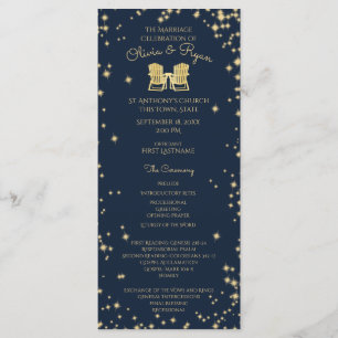 Programme Chaises Adirondack et Starry Sky Navy Blue