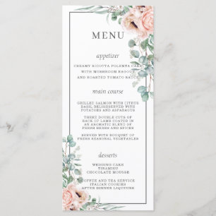 Programme Chic Dusty Rose Blush Roses Poppy FlorMariage
