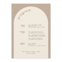 Chronologie du Mariage de l'arc de sable géométriq