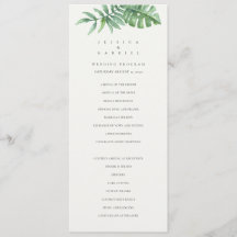 Classique de verdure Mariage tropicale